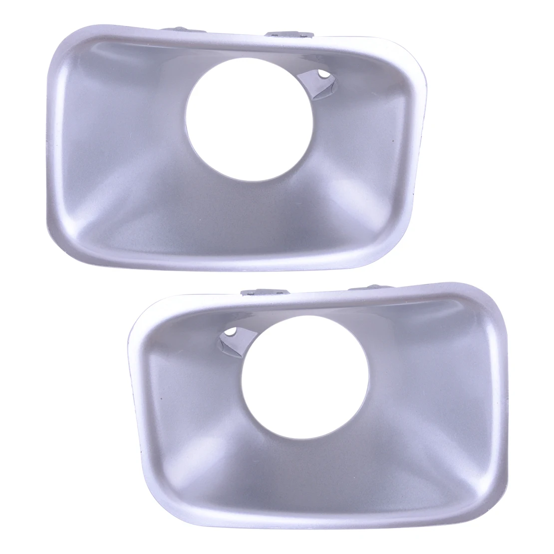 

1 пара переднего левого и правого бампера, противотуманные фары, накладки на рамки, серебристые, подходят для Mitsubishi Montero Pajero MK2 2000 1999 1998