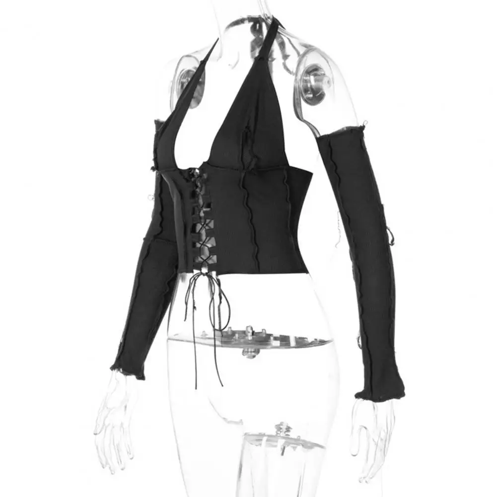 

Women Blouse Fashion Streetwear Hollow Long Sleeve Blouse Top Lady Clothes Blouse Top Lady Blouse