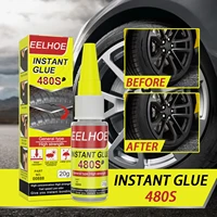 new black super glue car rubber repair tire glue 480s car adhesives tire repair glue sealer window speaker seal tire repair glue