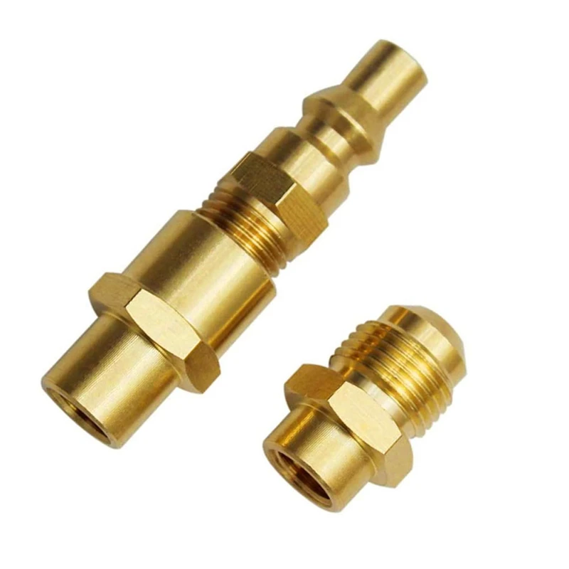 

1/4 Inch RV Quick Connect Adapter Accessories For Weber Q 100, 1000, 200, 2000, 1200, 2200 Portable Gas Grill