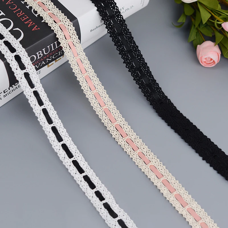 

DIY Wear Ribbon Lace Cotton Thread Household Dress Baby Cloth Sewing Embroidery Decorative Lolita Lace Handmade Accessories