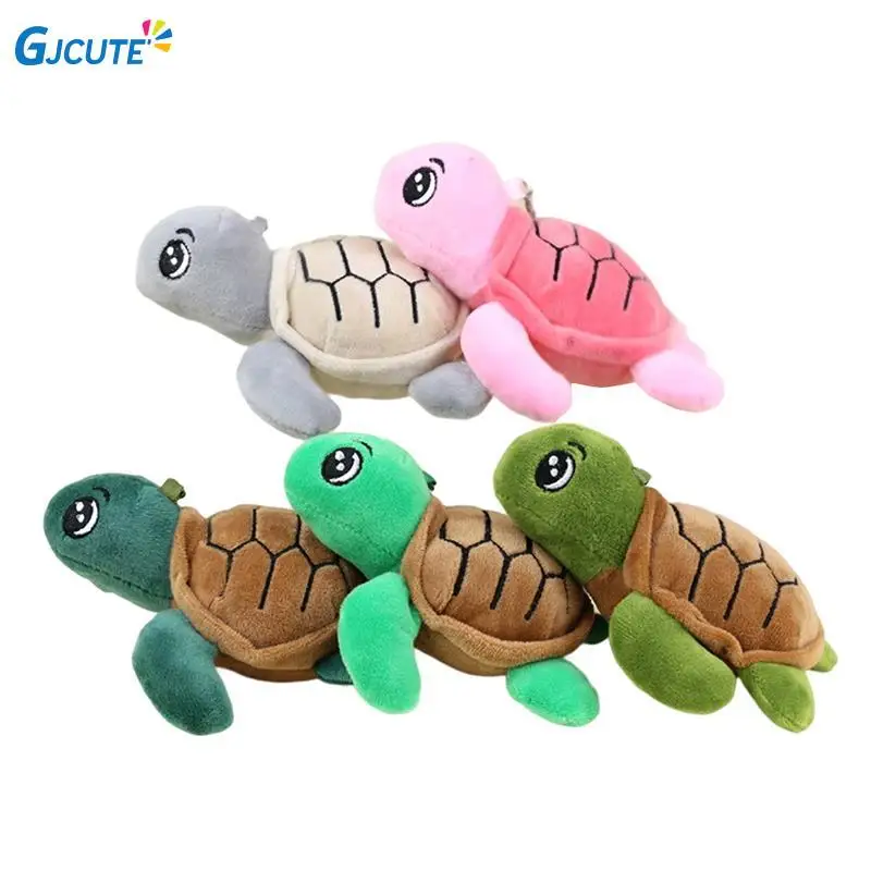 

1pc Little Turtle Soft Plush Doll Keychain Cute Cartoon Tortoise Bag Pendant Kids Toys Car Keyrings Men Women Girl Bags Keychain