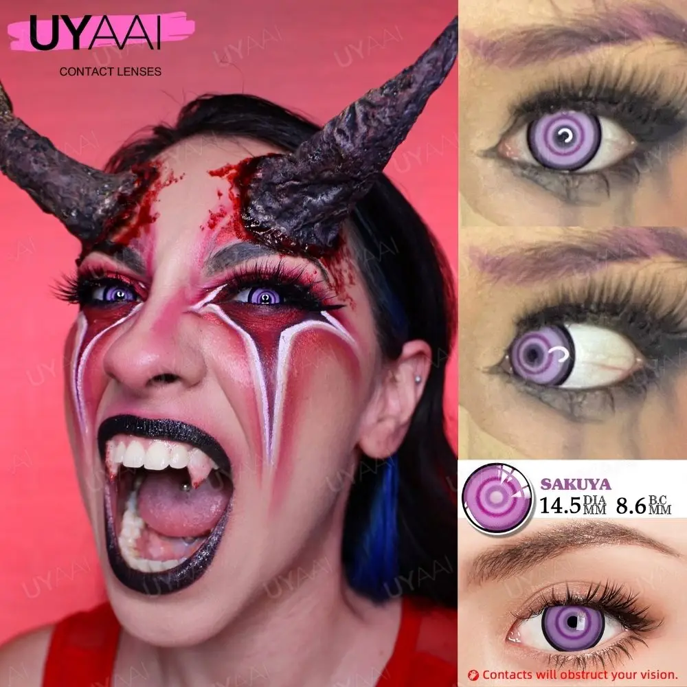 UYAAI 1 пара ежегодная мода макияж косплей высококачественные контактные линзы
