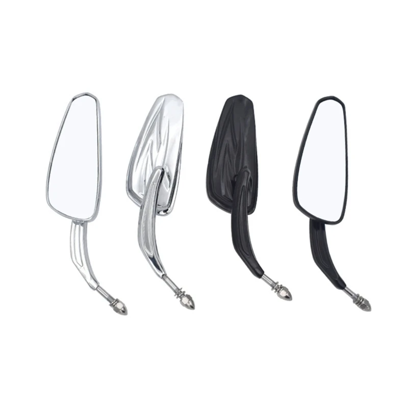 

Motorcycle Scooter Handlebar End Adjustable Rear View Mirror Reflector Flaming Mirror For XL1200X Electric Vehicle 2pcs