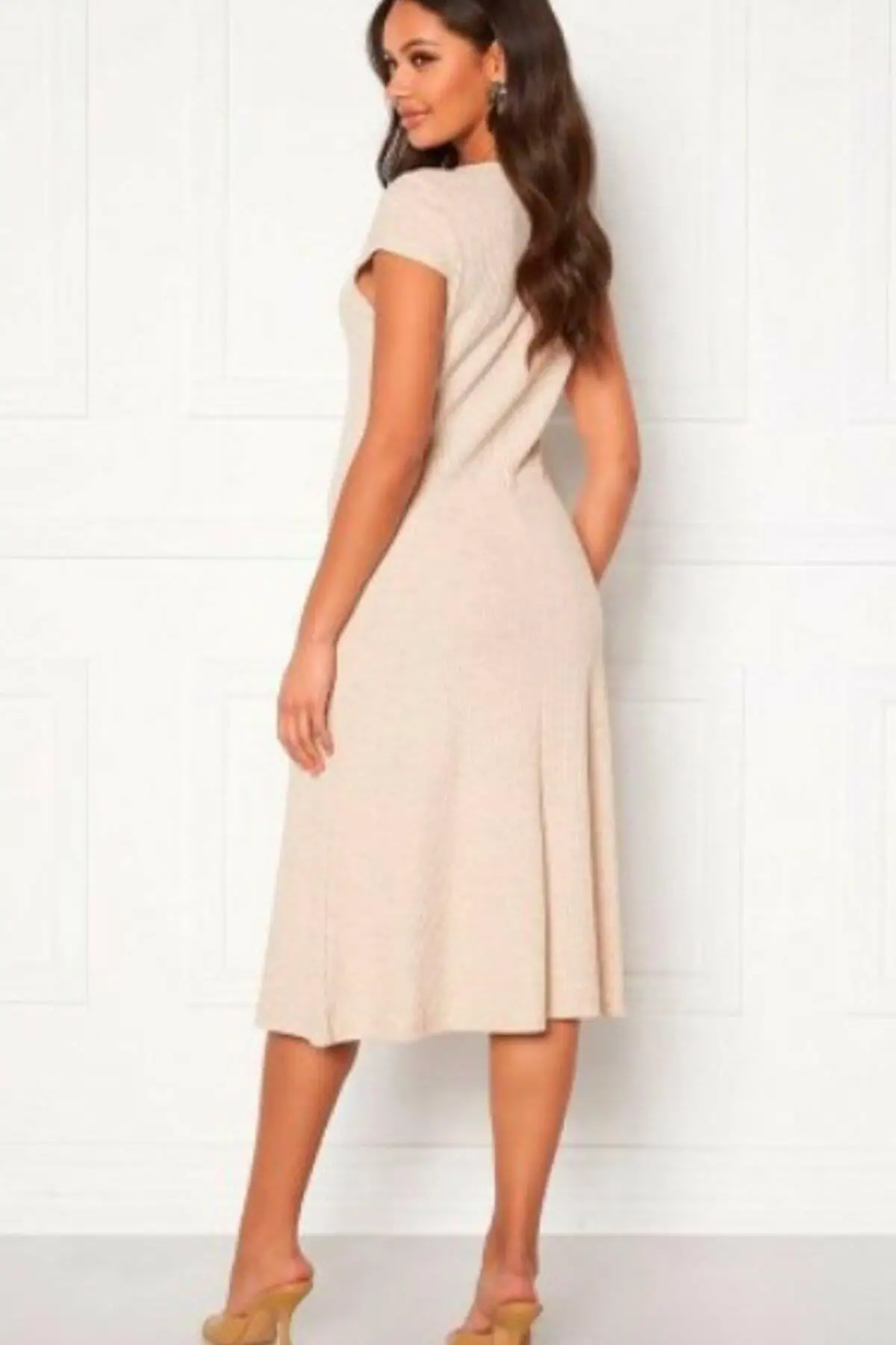 

Женский комбинезон с V-образным вырезом, платье в полоску с коротким рукавом, качественные тканевые мешковатые брюки без рукавов, повседнев...