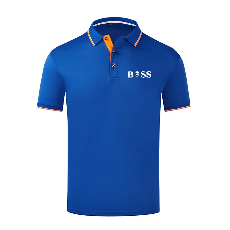 2022 Fashion Summer Golf Sports New Men's Quick-Drying Polo Shirt BusinessCasual Short-Sleeved Polo Comfortable Breathable Shirt