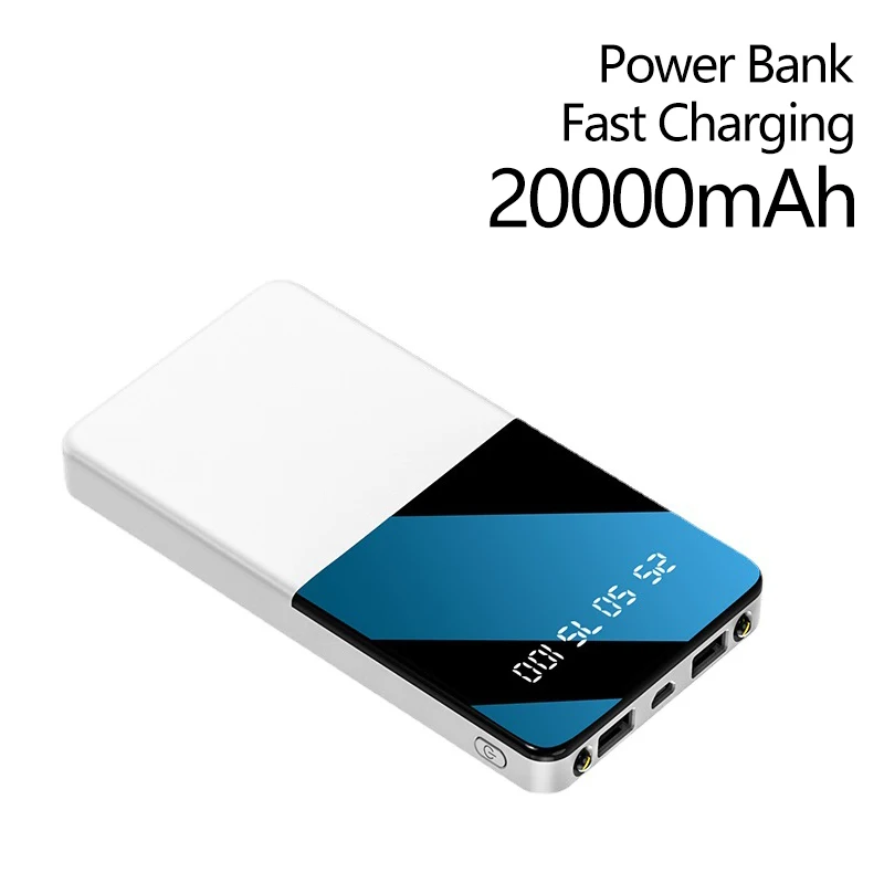 

Новый внешний аккумулятор 20000 мАч с быстрой зарядкой PD 22,5 Вт, для iPhone, Xiaomi, ноутбука, планшета, смартфона, портативный внешний аккумулятор, за...