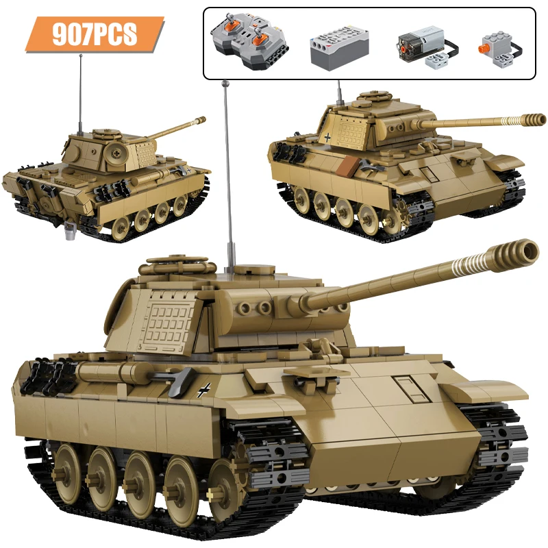 

907 Pcs Tank rc war tank radio control machine tank model panzer Tank toy remote control toys rc tank 1/16 war tanks rimote cont