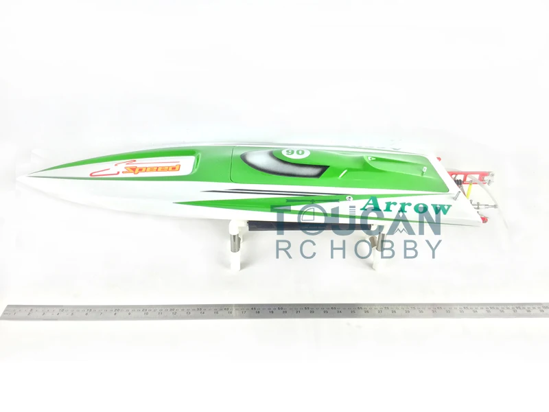 DTRC Toucanhobby E36 стекловолокно зеленый Электрический гоночный PNP RC лодка с мотором