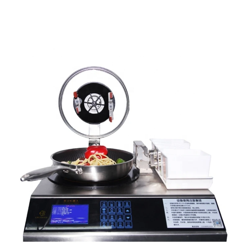 

3500W restaurant kitchen style robot cook/automatic wok