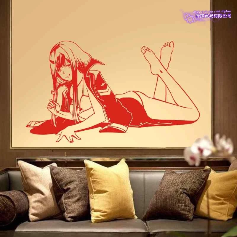 DARLING in the FRANXX Наклейка на стену автомобиля 002 виниловый декор украшение для дома