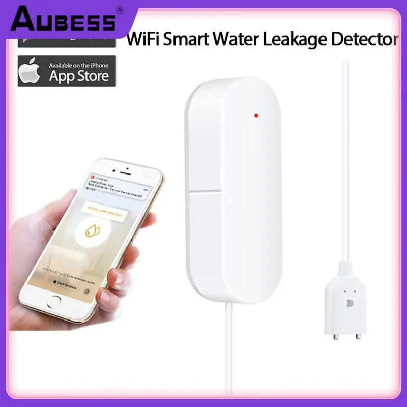 

Smart Life Water Leakage Detection Tuya Flood Detector Overflow Alarm Wifi Smart Water Detector Home Security System Smart Home
