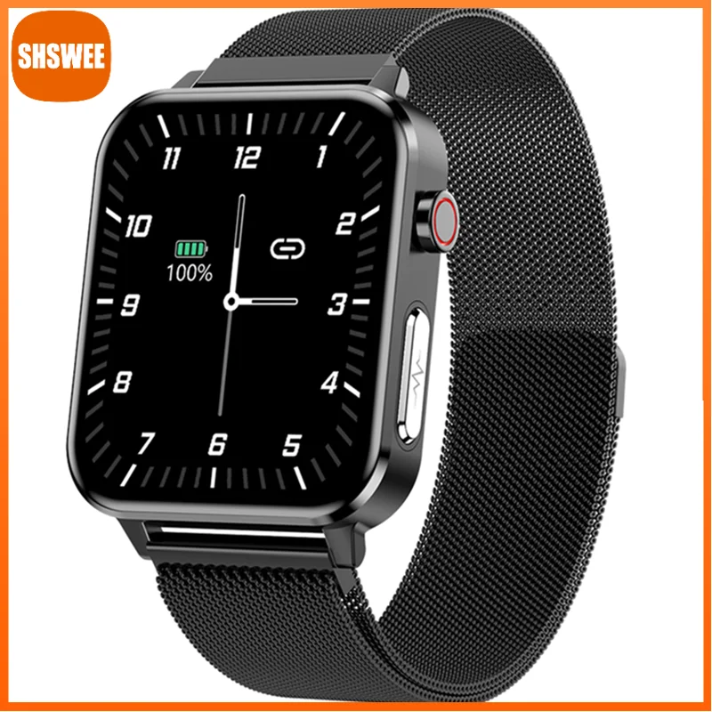 

PPG ECG E86 Smart Watch for Men Body Temperature Heart Rate Blood Pressure Monitor Clock Smartwatch 1.7inch Women Sport Watches