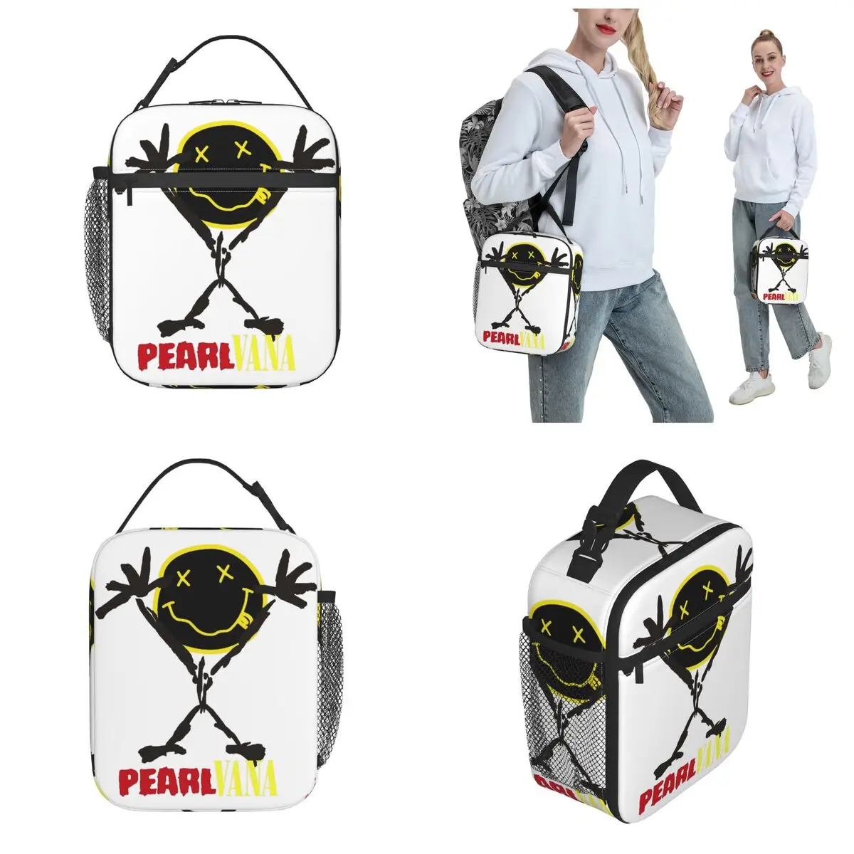 Теплоизолированная сумка для обеда с жемчужинами офиса и мужчин