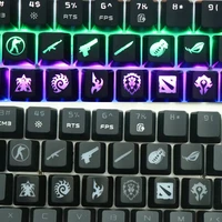 cs go gaming keycaps custom abs backlit keycap for world of warcraft dota gaming key caps for mechanical keyboard key cap