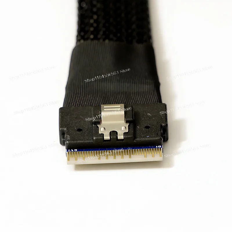 Фото Тонкий внутренний кабель Slim SAS4.0 SFF-8654 8i на 8 портов SATA3 для RAID-карты материнской платы №2