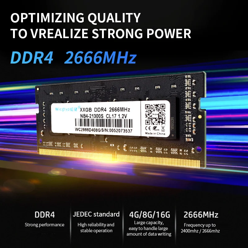 Оперативная Память DDR4 DDR3 ОЗУ 4 ГБ 8 16 для ноутбука 2400 МГц ddr4 Гб оперативная память
