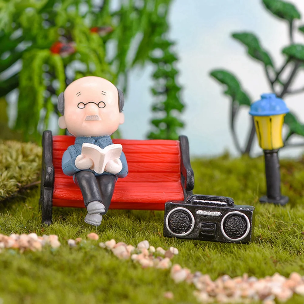 Мини-фигурки для пар бабушка дедушка искусственная миниатюра