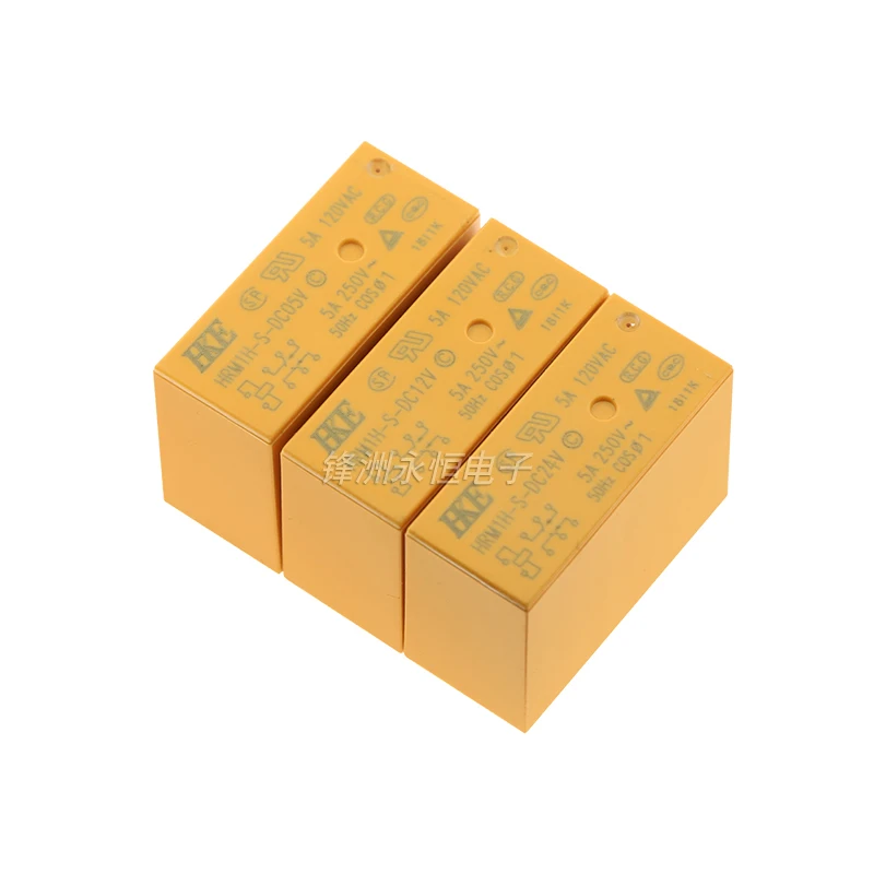 

2 шт./партия, реле мощности HKE HRMH HRM1H S DC5V DC12V DC24V HRM2H-S-DC5V 12V 24V 5PIN 6PIN 5A 8A 16A