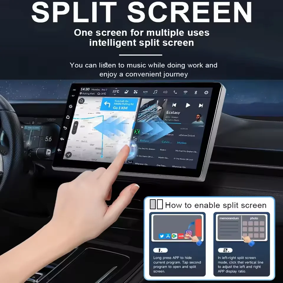 Фото Автомагнитола Android 16 с навигацией, мультимедиа и поддержкой Carplay&Auto для Suzuki Swift 2017-2021 годов №2