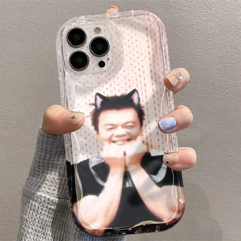 Фото Забавный чехол для телефона JYP Meme для iPhone 17e 17 16 16e 15 14 13 12 11 Pro Max Mini X XR XSMAX 8 Air Plus, 3D-волнистая мягкая задняя крышка из ТПУ №3