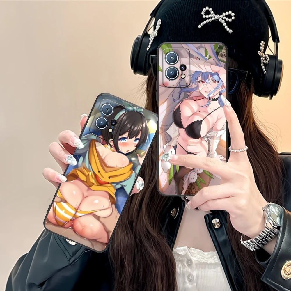 Чехол для мобильного телефона Waifu Hentai Girl Sensei Huawei P60 P50 P40 P30 P20 P10 P9 P8 Pro Lite Plus черный