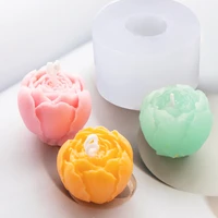 rosepeony flower 3d silicone soap mold candle mould chocolate mold diy wedding party candy baking molds craft resin handmade