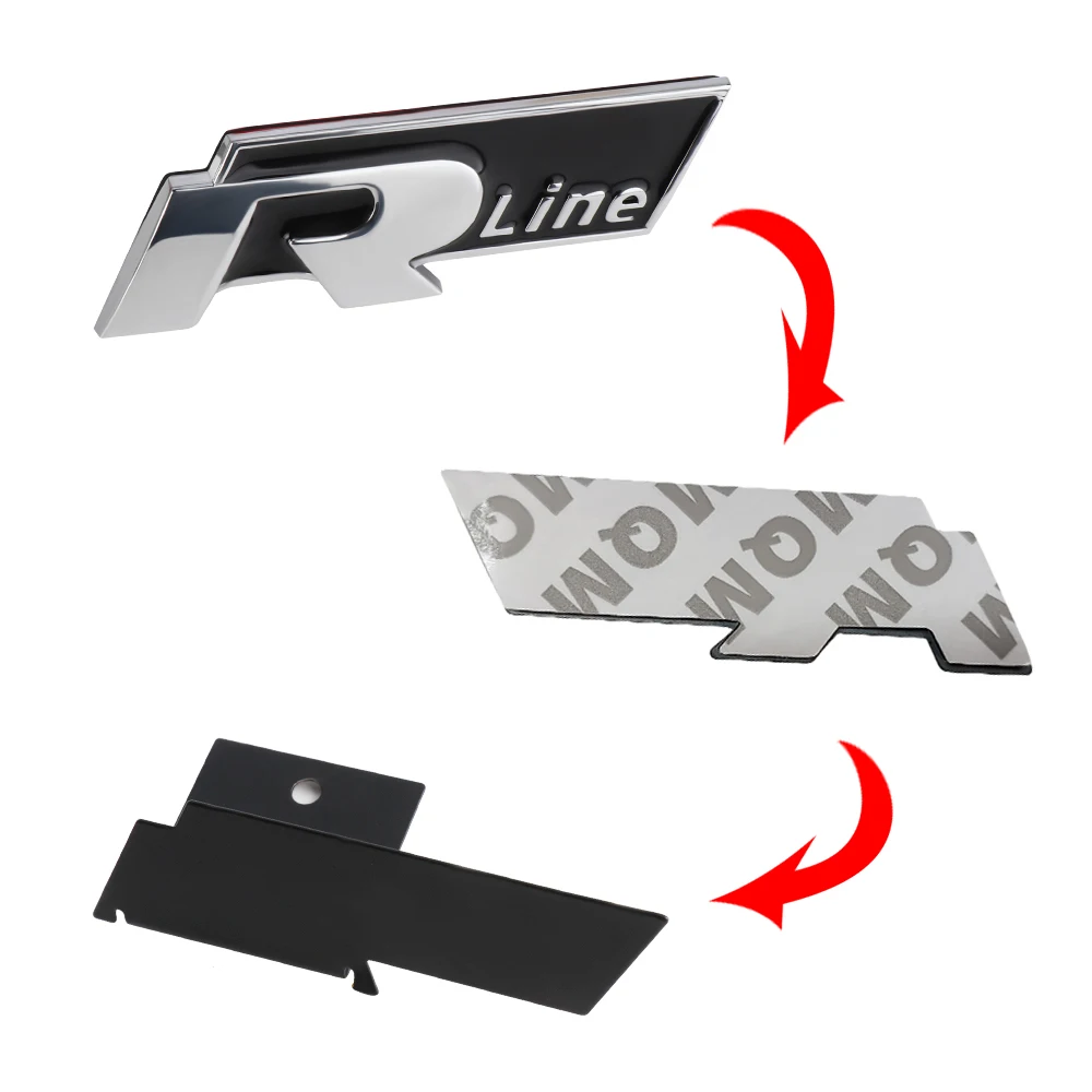 Металлический 3D Rline бейдж задняя часть багажника модификация внешние аксессуары