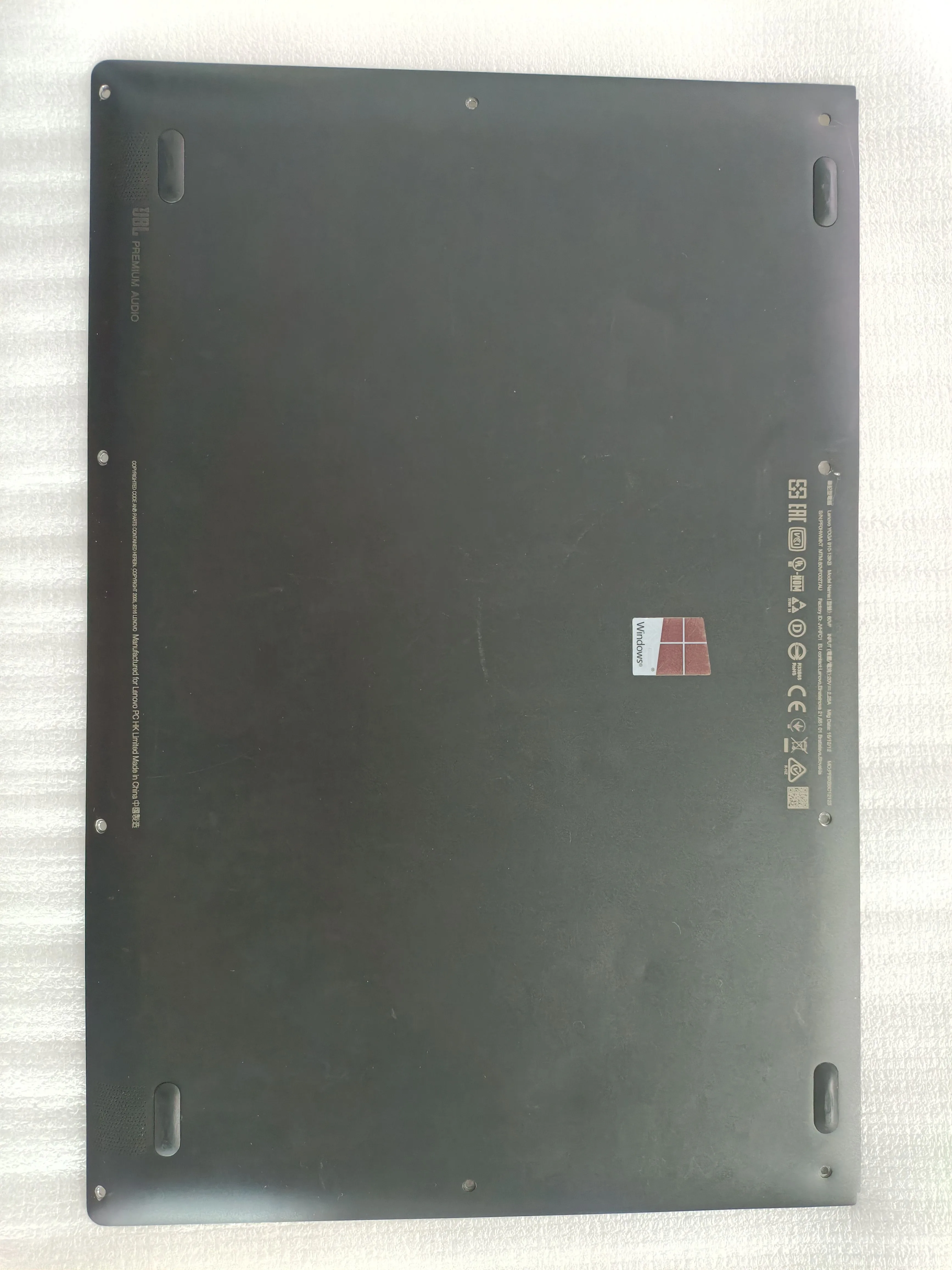 Оригинальный б/у чехол-бампер для Lenovo Yoga 910 910-13IKB 5 Pro AM122000400 AM122000420