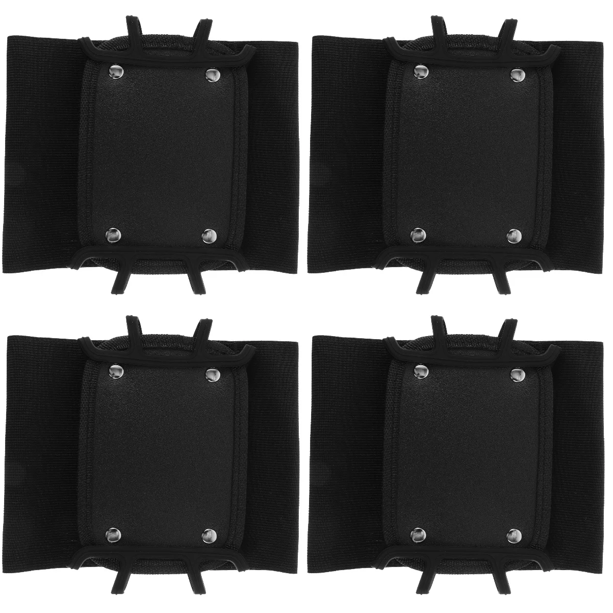 

4 Count Head Rest Phone Holder Vehicle Cell Headrest Tablet Mount Silica Gel Car