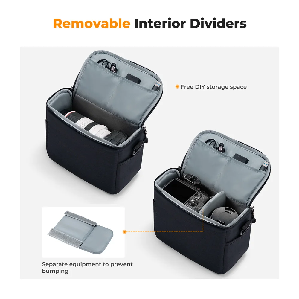 Сумка для фотосъемки K &amp F Concept водонепроницаемая сумка через плечо 23 5*21*14 см