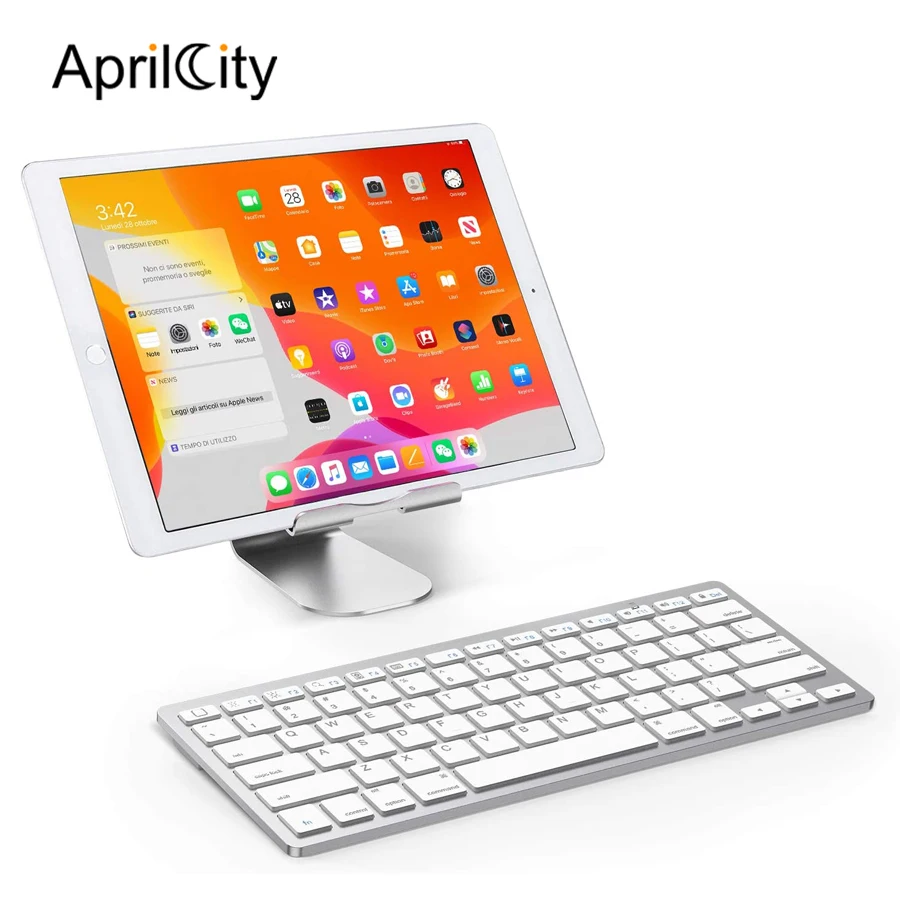 

Mini Bluetooth Keyboard Ultra Thin Portable Wireless Keyboard Russian/Spanish/Arabic/Hebrew Layout for Tablet/iPad/Laptop/Phone