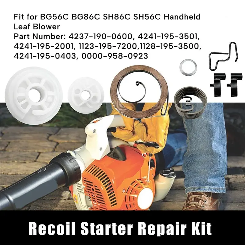 Фото Ремонтный комплект стартера B97A для воздуходувок STIHL BG56C, BG86C, SH86C, SH56C. Заменяет 4237-190-0600, 4241-195-3501. №5