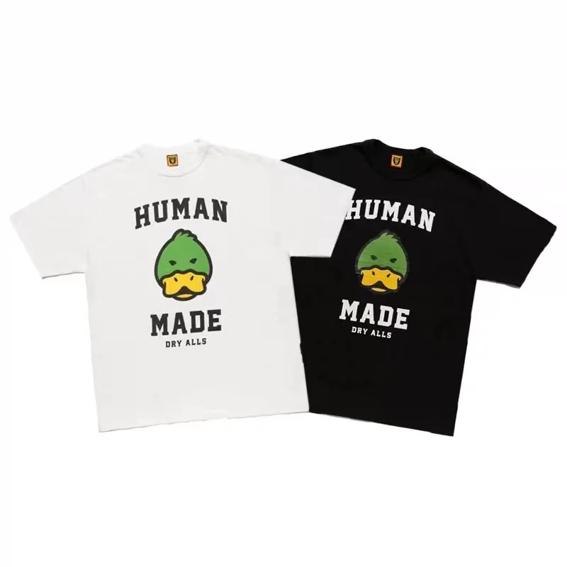 

Human Made T-shirt Men Women 1:1 Green Duck Head Print T-shirt Human Made Top