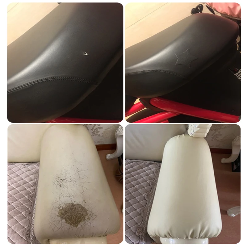 35*138 см наклейка для ремонта кожи автомобиля дивана самоклеящаяся без глажки