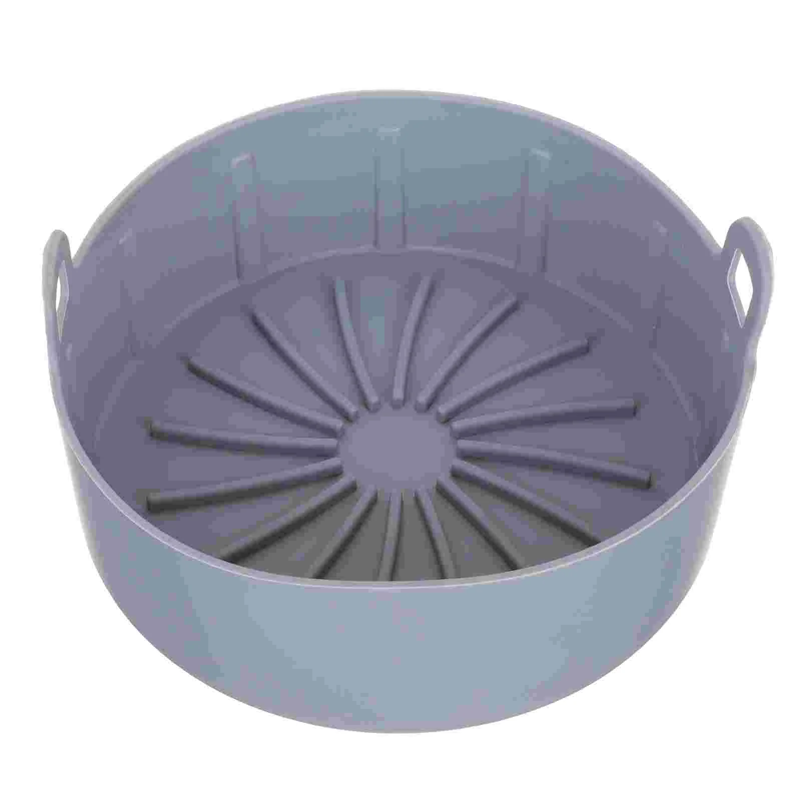 

Air Fryer Basket Silicone Reusable Pot Baking Grill Round Fry Replacement Kitchen Supply Frying Baskets Oven