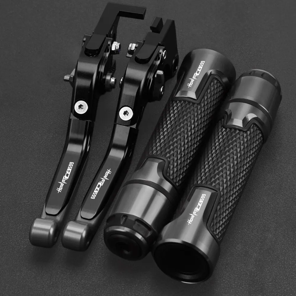 

Motorcycle Aluminum Adjustable Brake Clutch Levers Handlebar Hand Grips Ends FOR HONDA CB599HORNET CB 599 HORNET 1998-2006 2005