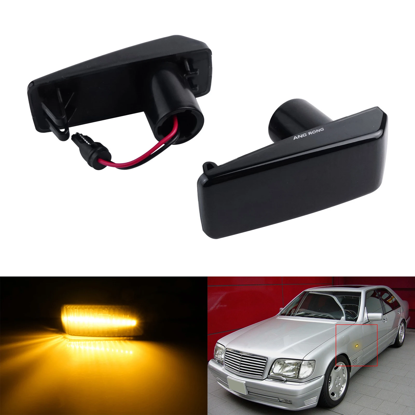 

Светодиодный индикатор для Mercedes E S SL-Class W124 W140 R129 W202