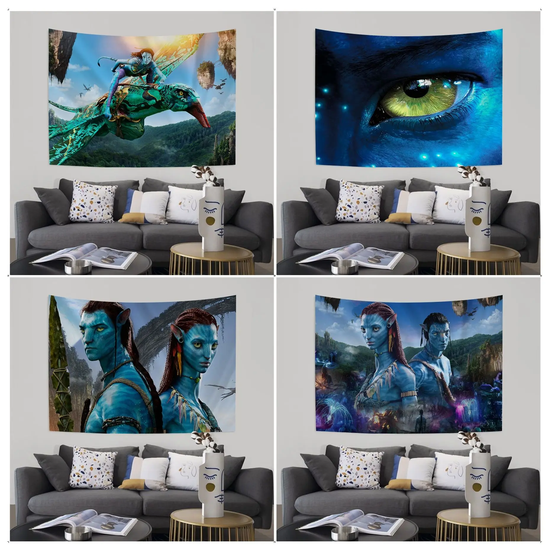 

Disney Avatar Printed Large Wall Tapestry Art Science Fiction Room Home Decor Japanese Tapestry