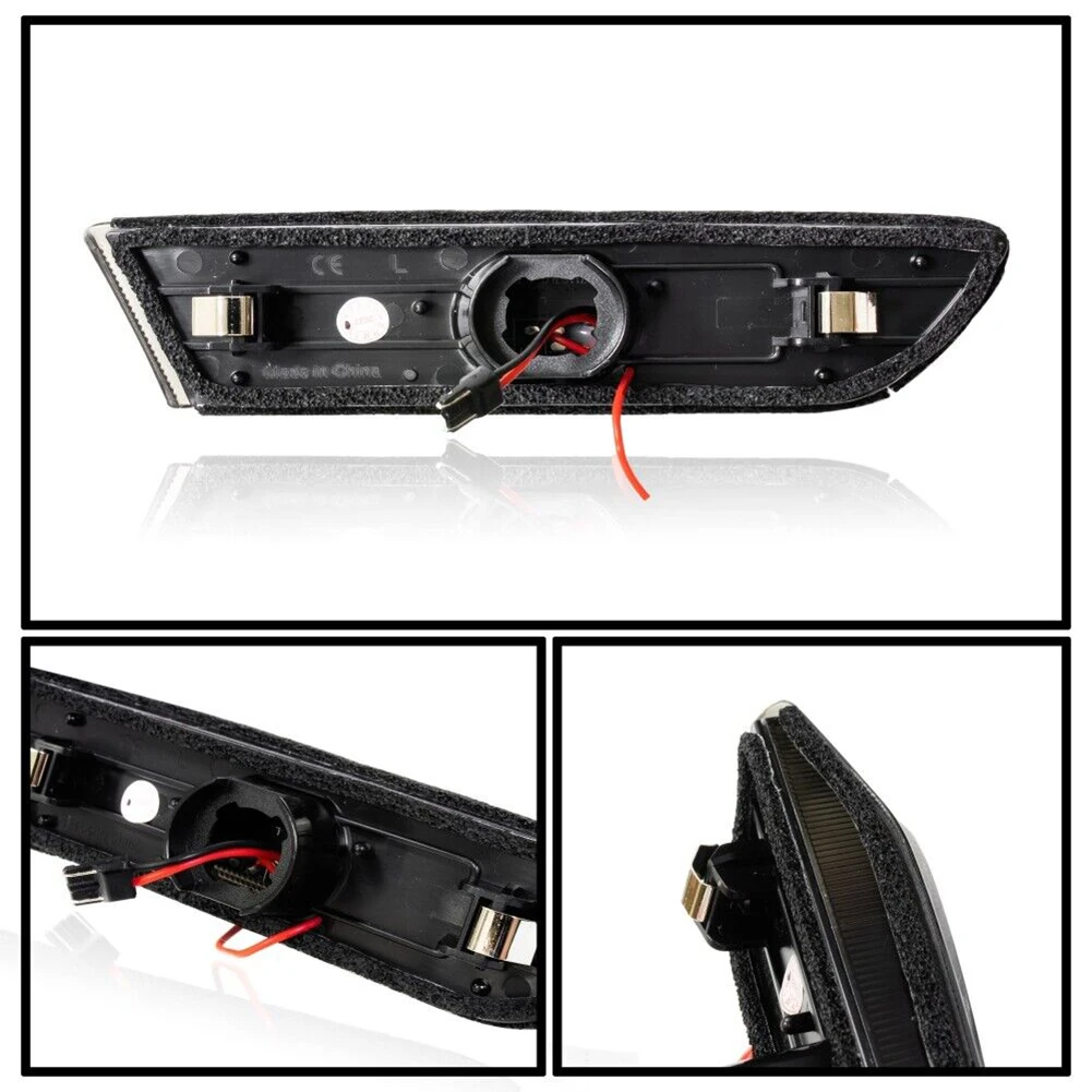 

Car Accessories LED Side Marker Lights Car Lights White + Amber Front Bumper Side Marker Sequential Dynamic LED Light