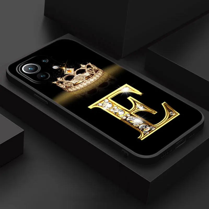 Фото Чехол с буквами E M J F K L H I для Xiaomi 17T PRO Poco X6 X7 X8 M6 M7 M8 F6 F7 Pro Max 13T 14T 15T 17TPro 15 F8 Ultra №3