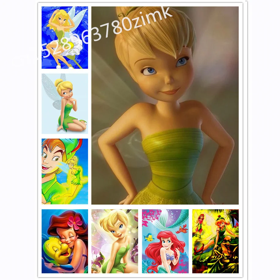 

Алмазная картина «сделай сам» высокого качества с изображением эльфа Диснея, полный набор, Алмазная мозаика 5d, распродажа, домашний декор э...