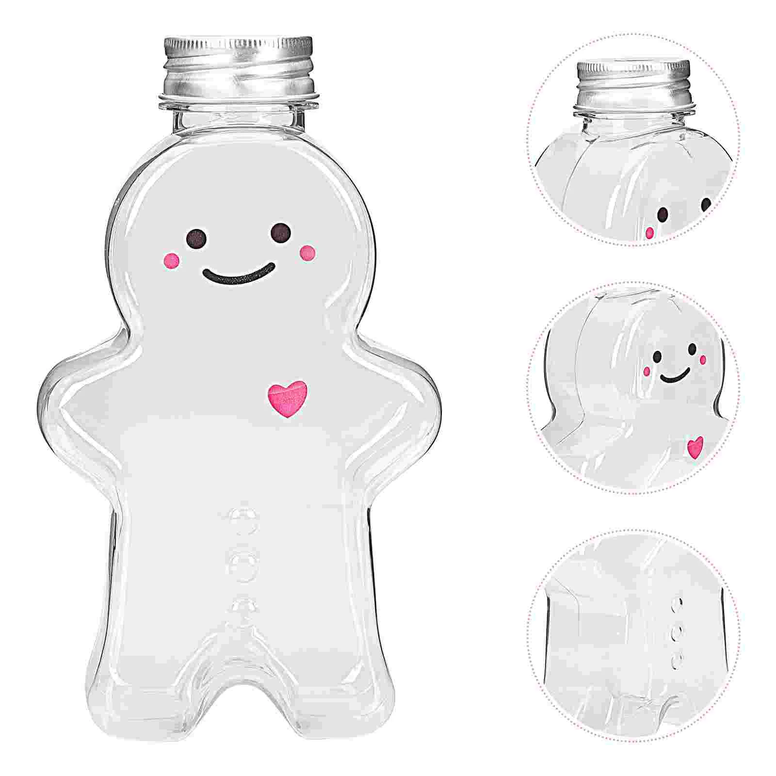 

Bottles Bottle Clear Juicewith Water Soda Pitcher Tea Ice Lidsempty Carton Reusable Travel Jars Honeyjuicing Beverage Smoothie