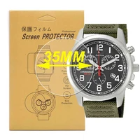 3 pcs universal round tpu screen protectorfor casio timex steel proteck watch anti scratch anti fingerprint bubble free