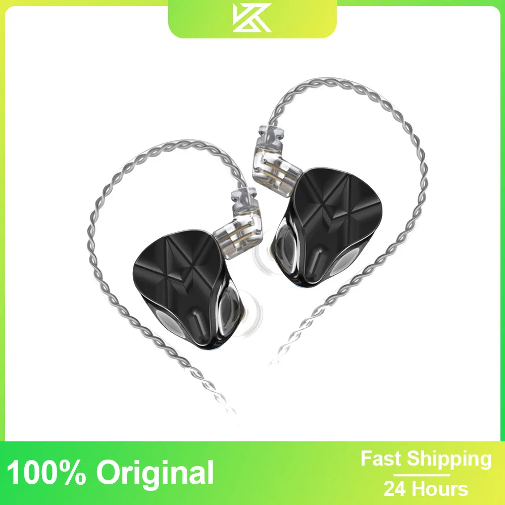 

KZ ASF 5BA Balance Armature HIFI Headphones Music Wired Earphone Common Suporte Headset Mobile Phone Earbuds Microphone 3.5MM