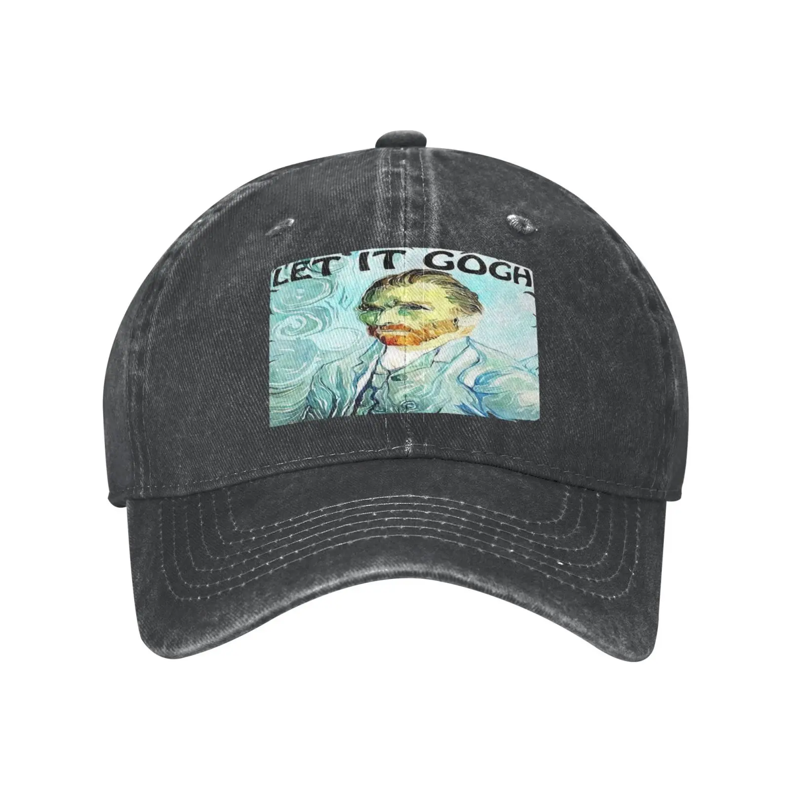 

Бейсболка Let It Gogh для мужчин и женщин, художника Винсента Ван, летняя Панама, шляпа, Бразилия