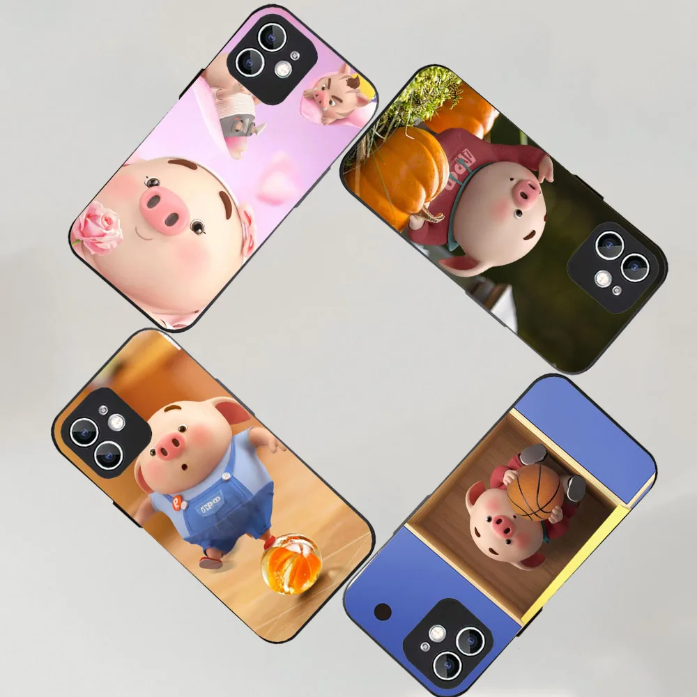 Черный силиконовый чехол для iPhone X XR XS 6 6S 7 8 SE 11 Plus Pro Max