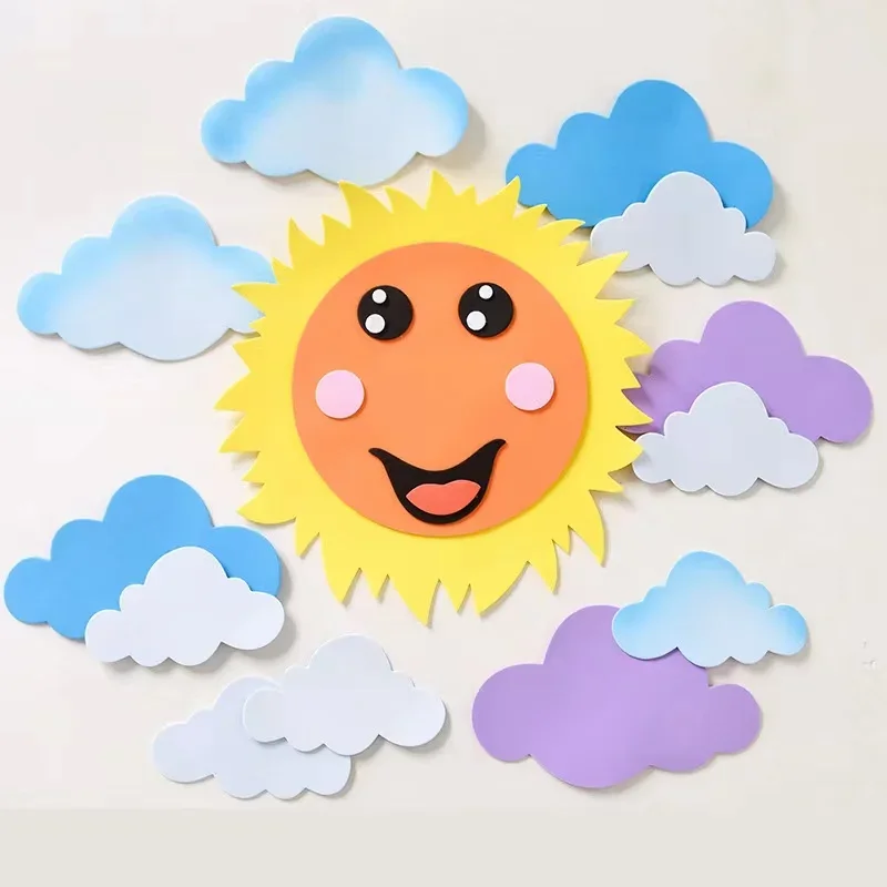 JoyWorld 3D пенопластовый небесное облако ремесло мультфильм доска стикер стены
