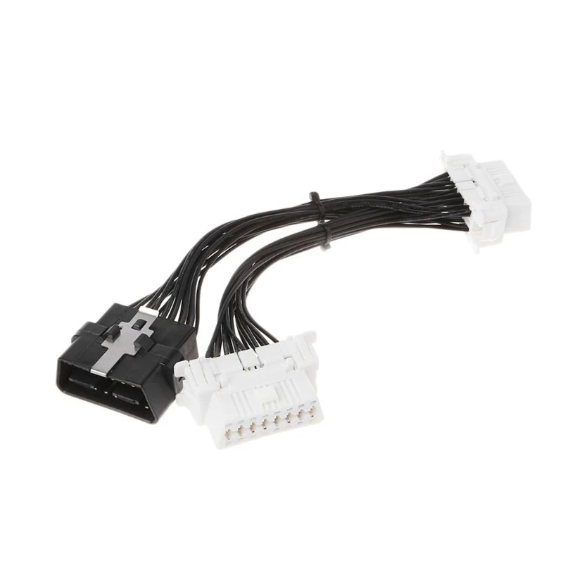 16-контактный удлинительный кабель OBD2 OBD 2 OBDii Splitter один мужской и два женских