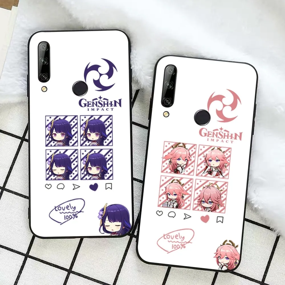 

Anime Genshin Impact Phone Case For Huawei Honor 10 lite 9 20 7A pro 9X pro 30 pro 50 pro 60 pro 70 pro plus
